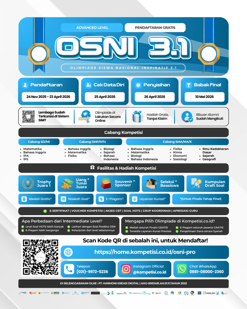 OSNI 3.1 | Terkurasi SIMT Puspresnas